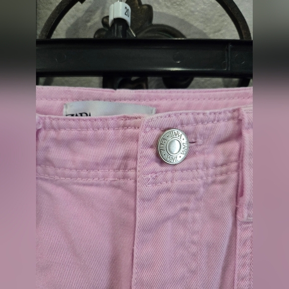 Zara Pink Cargo Pants - Picture 4 of 7